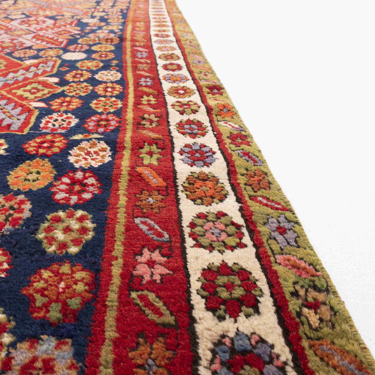 Oriental Rug Anatolian Hand Knotted Wool On Wool 104 X 250 Cm - 3' 5'' X 8' 3'' Red C014 ER01