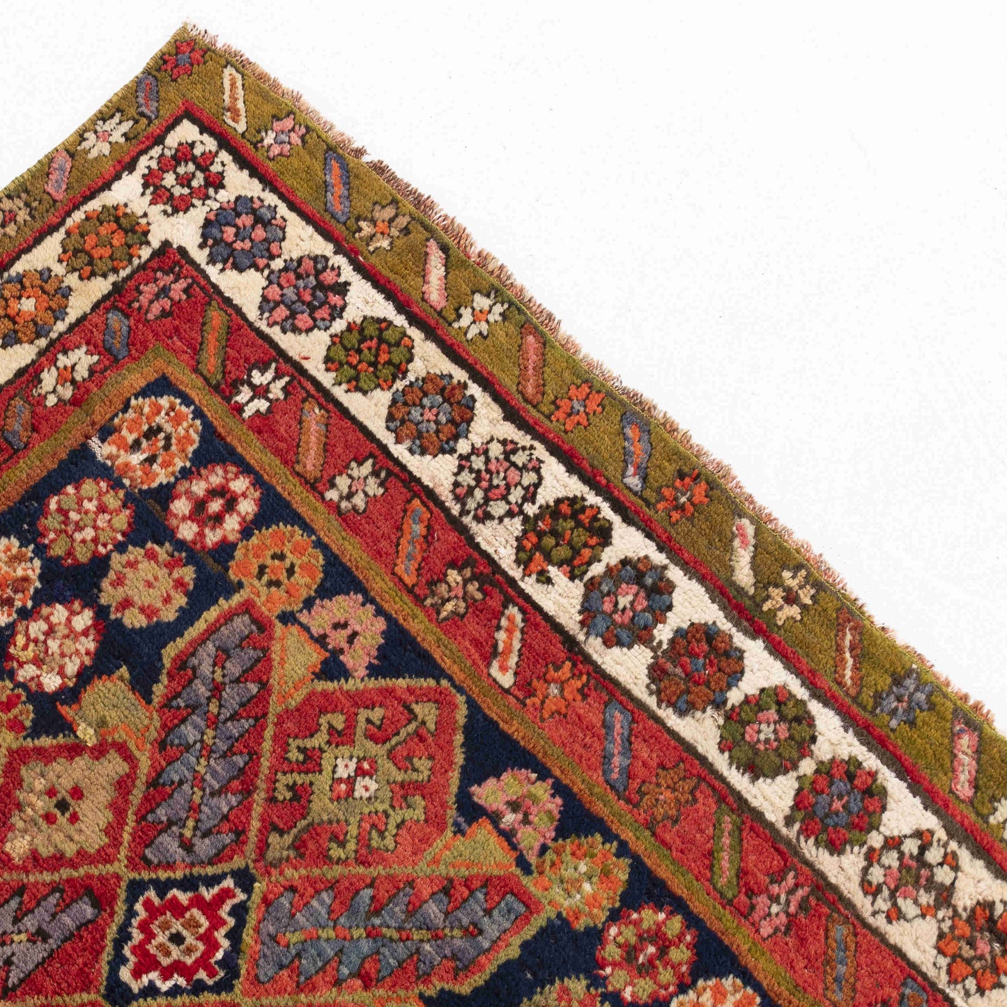 Oriental Rug Anatolian Hand Knotted Wool On Wool 104 X 250 Cm - 3' 5'' X 8' 3'' Red C014 ER01