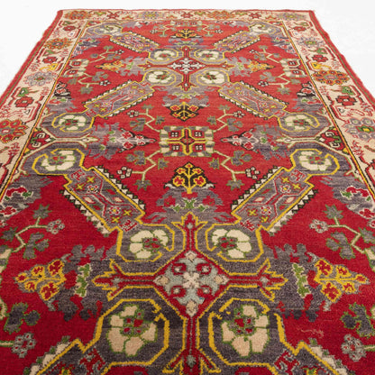 Alfombra Tejida A Mano De Lana De Anatolia Sobre Lana Oriental Auténtica Única 116 X 220 Cm - 3' 10'' X 7' 3'' m2: 2,552