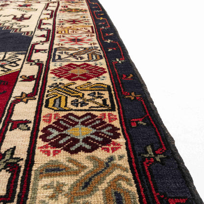 Oriental Rug Anatolian Hand Knotted Wool On Wool 120 X 178 Cm - 4' X 5' 11'' Sand C007 ER01