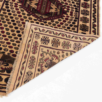 Oriental Rug Anatolian Hand Knotted Wool On Wool 120 X 187 Cm - 4' X 6' 2'' Stone C009 ER01