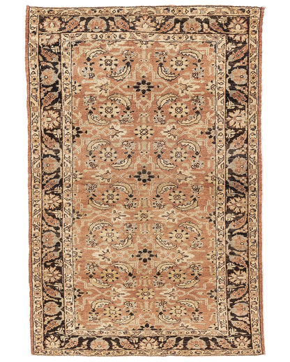 Oriental Rug Anatolian Hand Knotted Wool On Wool 121 X 176 Cm - 4' X 5' 10'' Sand C007 ER01