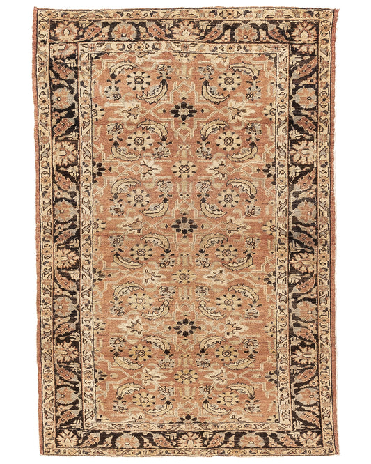 Oriental Rug Anatolian Hand Knotted Wool On Wool 121 X 176 Cm - 4' X 5' 10'' Sand C007 ER01