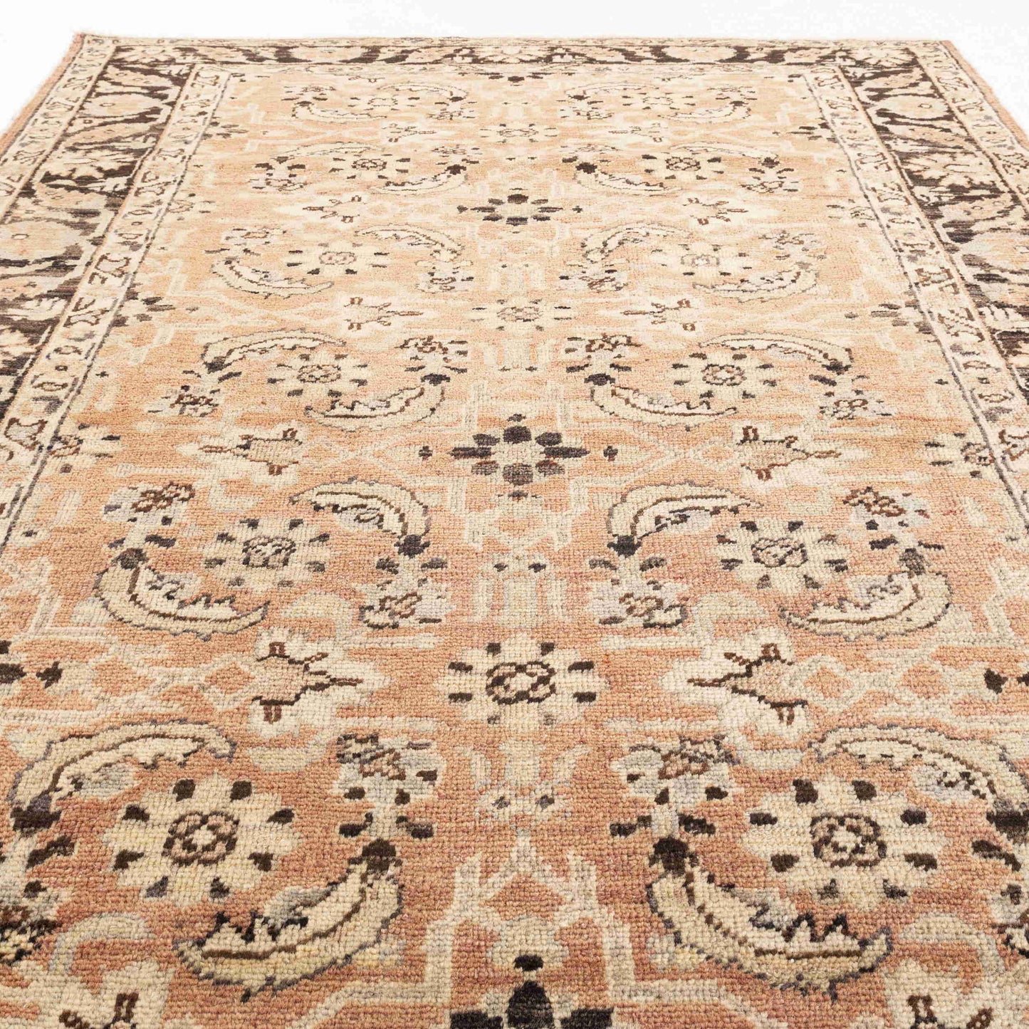 Oriental Rug Anatolian Hand Knotted Wool On Wool 121 X 176 Cm - 4' X 5' 10'' Sand C007 ER01