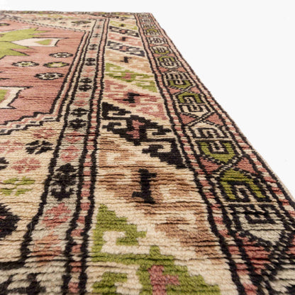 Oriental Rug Anatolian Hand Knotted Wool On Wool 122 X 170 Cm - 4' 1'' X 5' 7'' Green C001 ER01