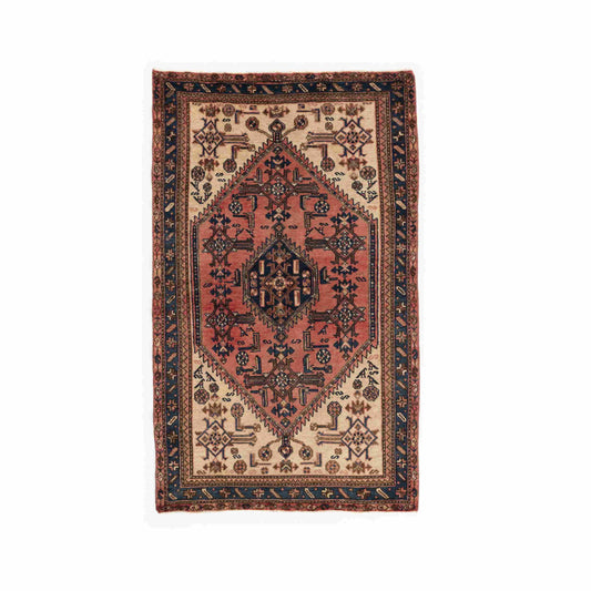 Oriental Rug Anatolian Hand Knotted Wool On Wool 125 X 200 Cm - 4' 2'' X 6' 7'' Red C014 ER01