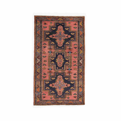 Oriental Rug Anatolian Hand Knotted Wool On Wool 128 X 222 Cm - 4' 3'' X 7' 4'' Pink C004 ER12