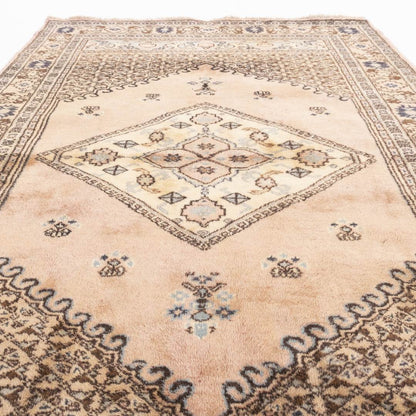 Oriental Rug Anatolian Hand Knotted Wool On Wool 135 X 215 Cm - 4' 6'' X 7' 1'' Stone C009 ER12