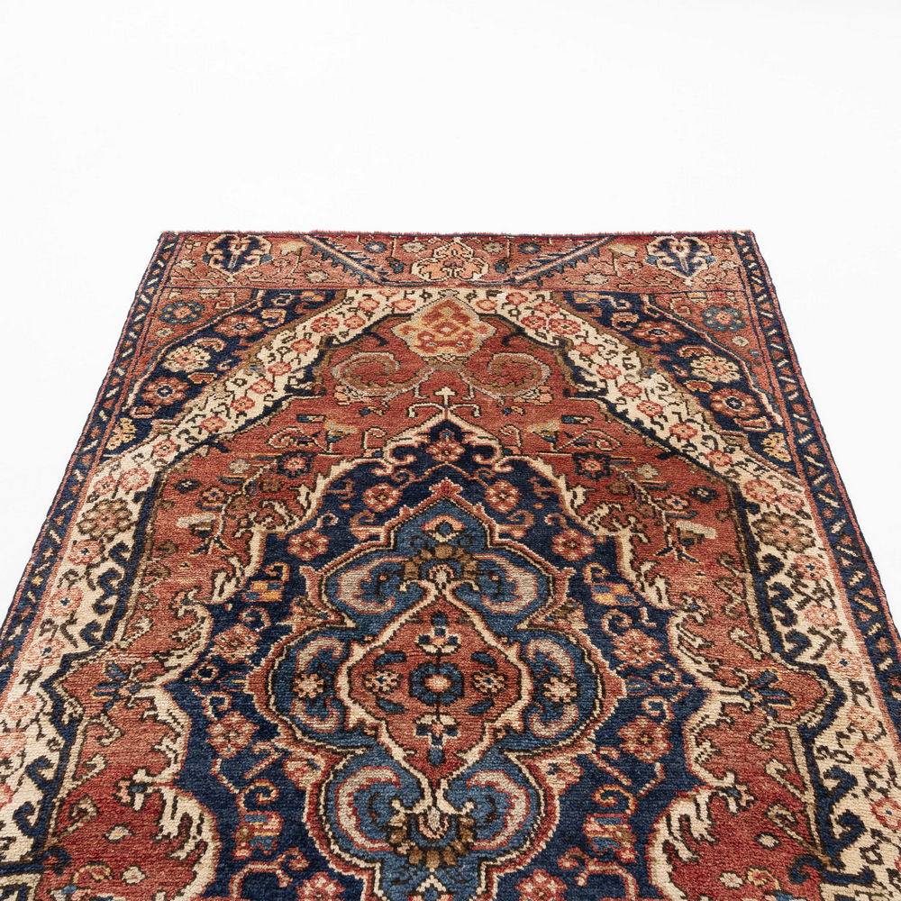 Oriental Runner Rug Anatolian Hand Knotted Wool On Wool 145 X 347 Cm - 4' 10'' X 11' 5'' Orange C011 ER12