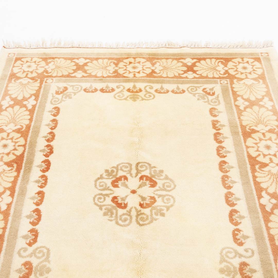 Oriental Rug Anatolian Hand Knotted Wool On Wool 158 X 248 Cm - 5' 3'' X 8' 2'' Sand C007 ER12