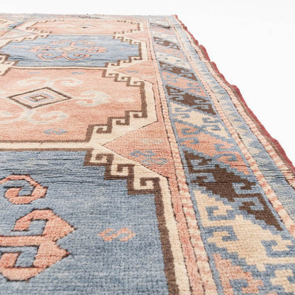 Oriental Rug Anatolian Hand Knotted Wool On Wool 164 X 226 Cm - 5' 5'' X 7' 5'' Light Blue C013 ER12