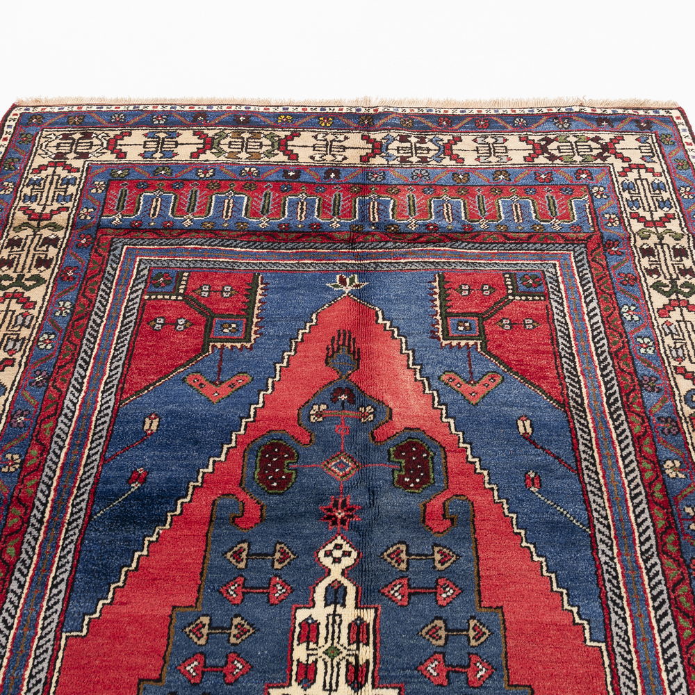 Oriental Rug Anatolian Hand Knotted Wool On Wool 164 X 335 Cm - 5' 5'' X 11' Red C014 ER12