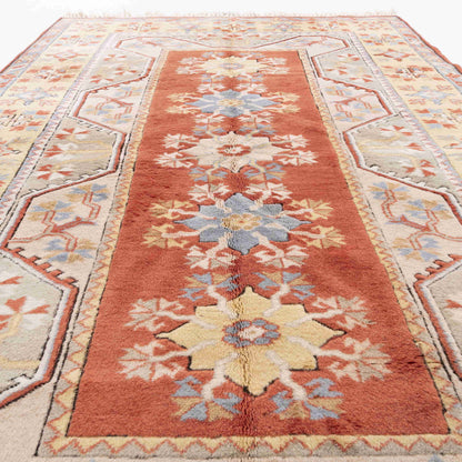 Oriental Rug Anatolian Hand Knotted Wool On Wool 166 X 271 Cm - 5' 6'' X 8' 11'' Red C014 ER12