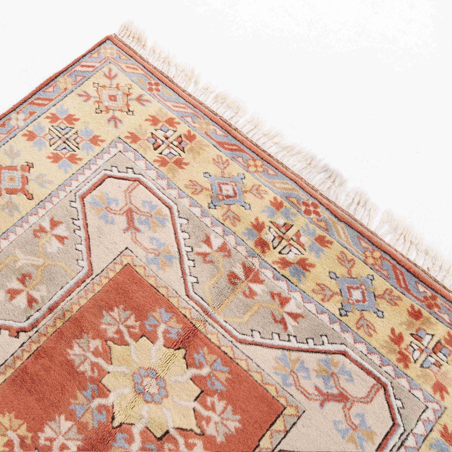 Oriental Rug Anatolian Hand Knotted Wool On Wool 166 X 271 Cm - 5' 6'' X 8' 11'' Red C014 ER12