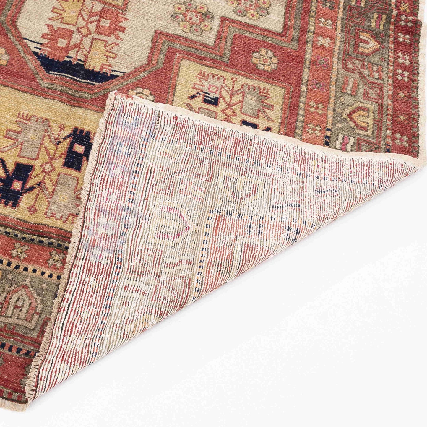 Oriental Rug Anatolian Hand Knotted Wool On Wool 170 X 231 Cm - 5' 7'' X 7' 7'' Red C014 ER12