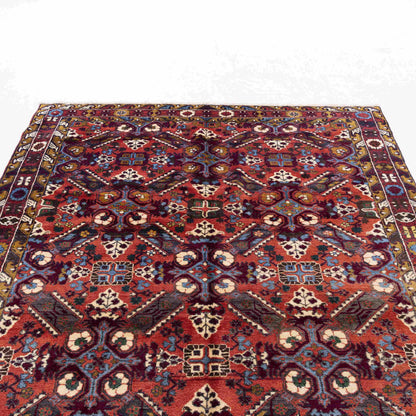 Oriental Rug Anatolian Hand Knotted Wool On Wool 170 X 250 Cm - 5' 7'' X 8' 3'' Red C014 ER12