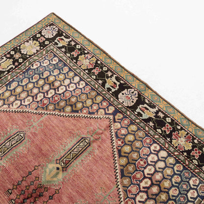 Oriental Rug Anatolian Hand Knotted Wool On Wool 172 X 334 Cm - 5' 8'' X 11' Pink C004 ER12