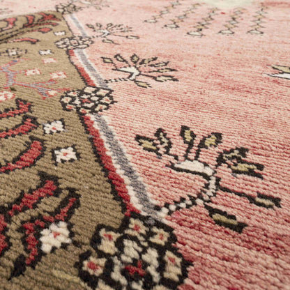 Oriental Rug Anatolian Hand Knotted Wool On Wool 172 X 334 Cm - 5' 8'' X 11' Pink C004 ER12