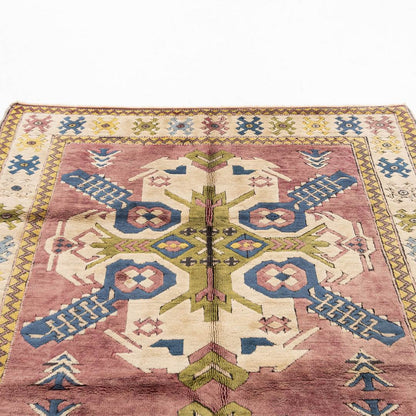 Oriental Rug Anatolian Hand Knotted Wool On Wool 173 X 240 Cm - 5' 9'' X 7' 11'' Multicolor C016 ER12