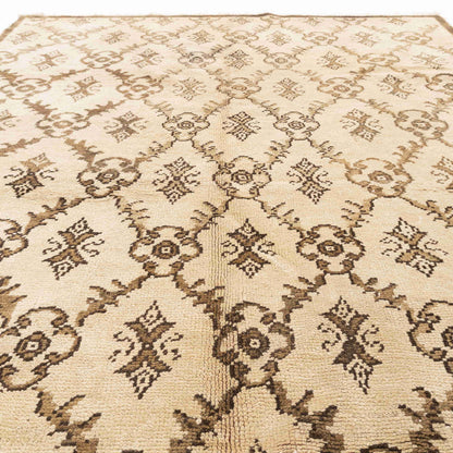 Oriental Rug Anatolian Hand Knotted Wool On Wool 176 X 240 Cm - 5' 10'' X 7' 11'' Stone C009 ER12