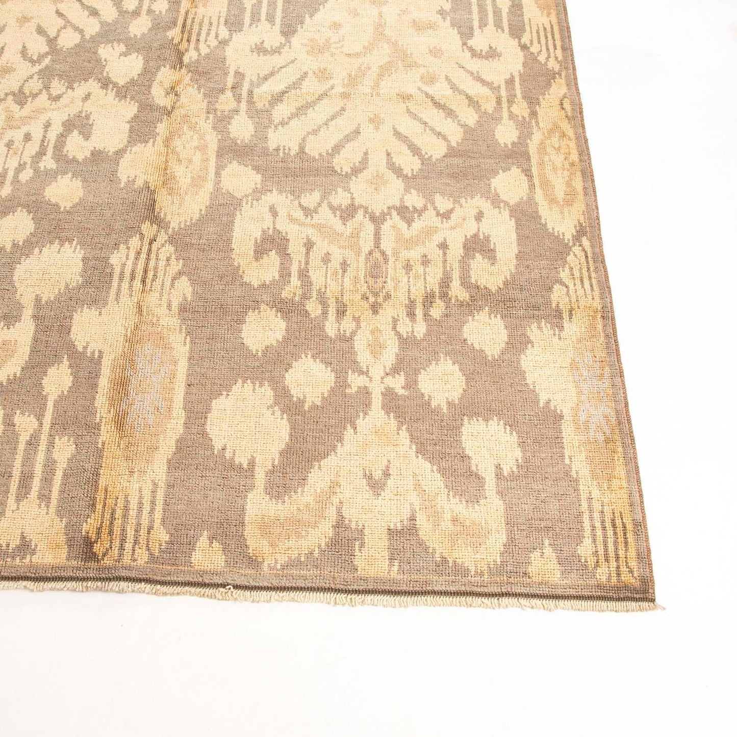 Oriental Rug Anatolian Hand Knotted Wool On Wool 178 X 223 Cm - 5' 11'' X 7' 4'' Sand C007 ER12