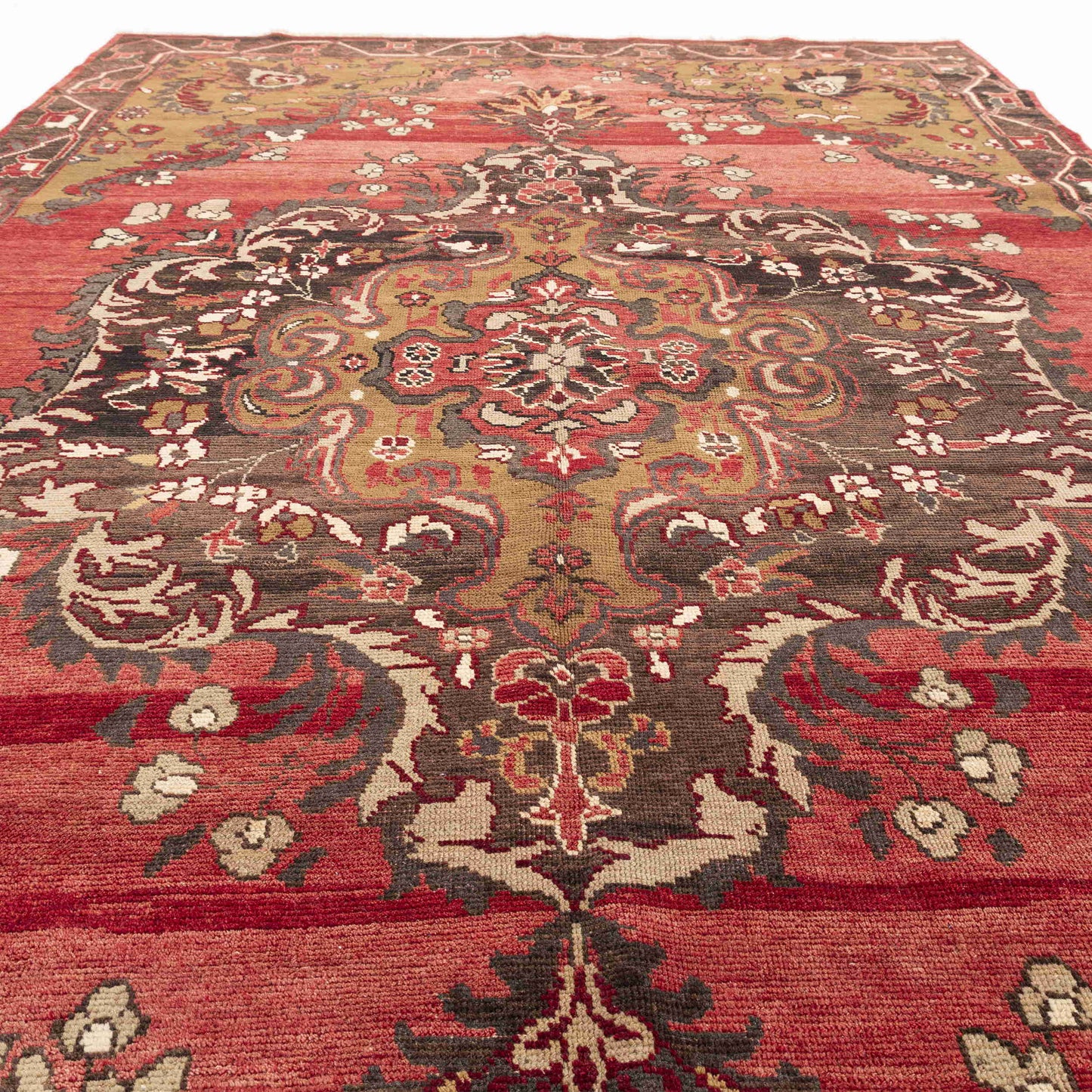 Oriental Rug Anatolian Hand Knotted Wool On Wool 180 X 290 Cm - 5' 11'' X 9' 7'' Brown C005 ER12