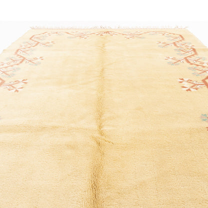 Oriental Rug Anatolian Hand Knotted Wool On Wool 185 X 277 Cm - 6' 1'' X 9' 2'' Sand C007 ER12