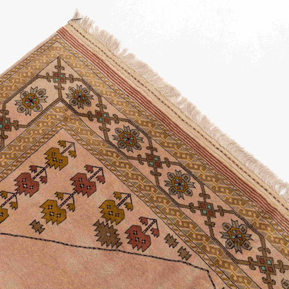 Oriental Rug Anatolian Hand Knotted Wool On Wool 187 X 263 Cm - 6' 2'' X 8' 8'' Sand C007 ER12