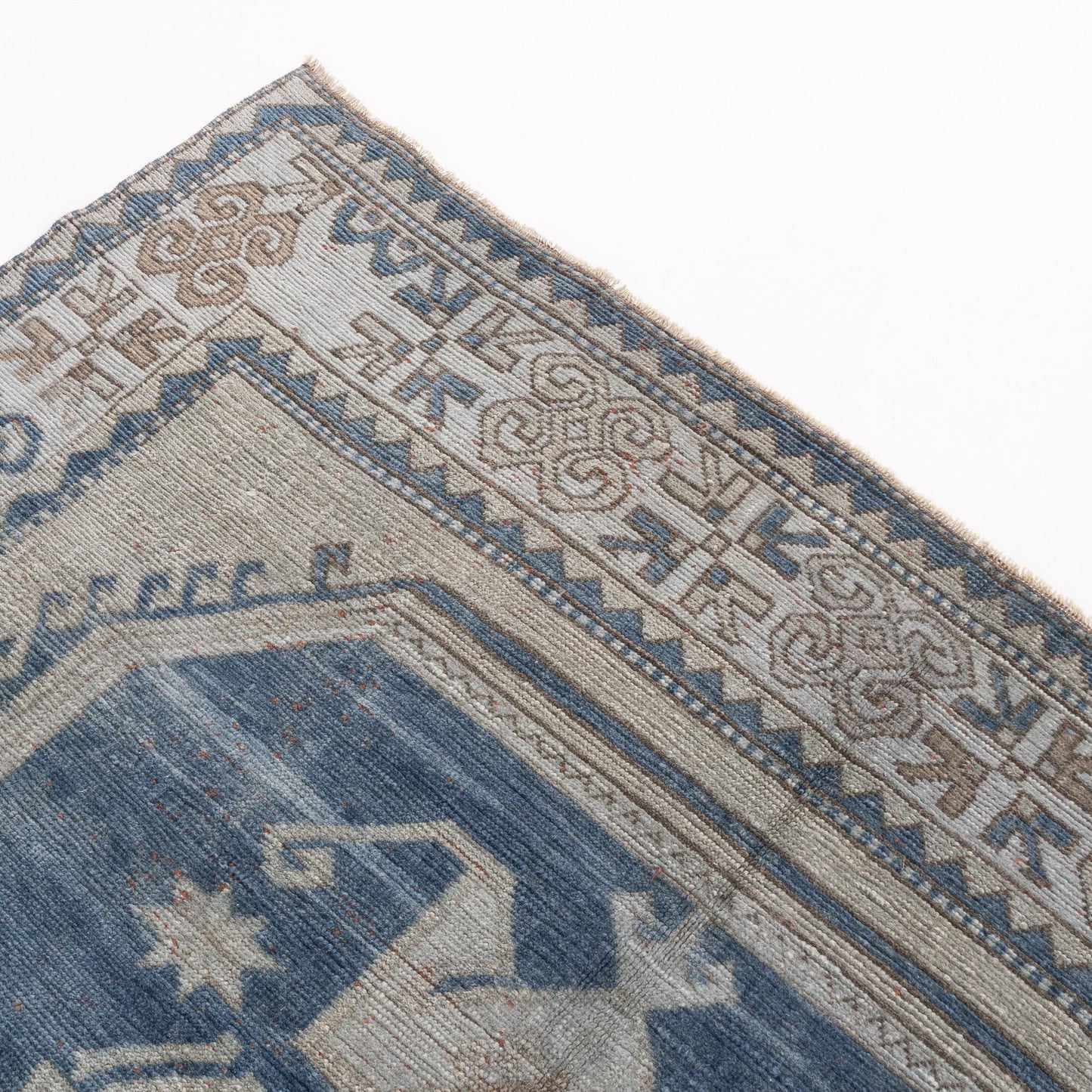 Oriental Rug Anatolian Hand Knotted Wool On Wool 187 X 273 Cm - 6' 2'' X 9' Navy Blue C012 ER12