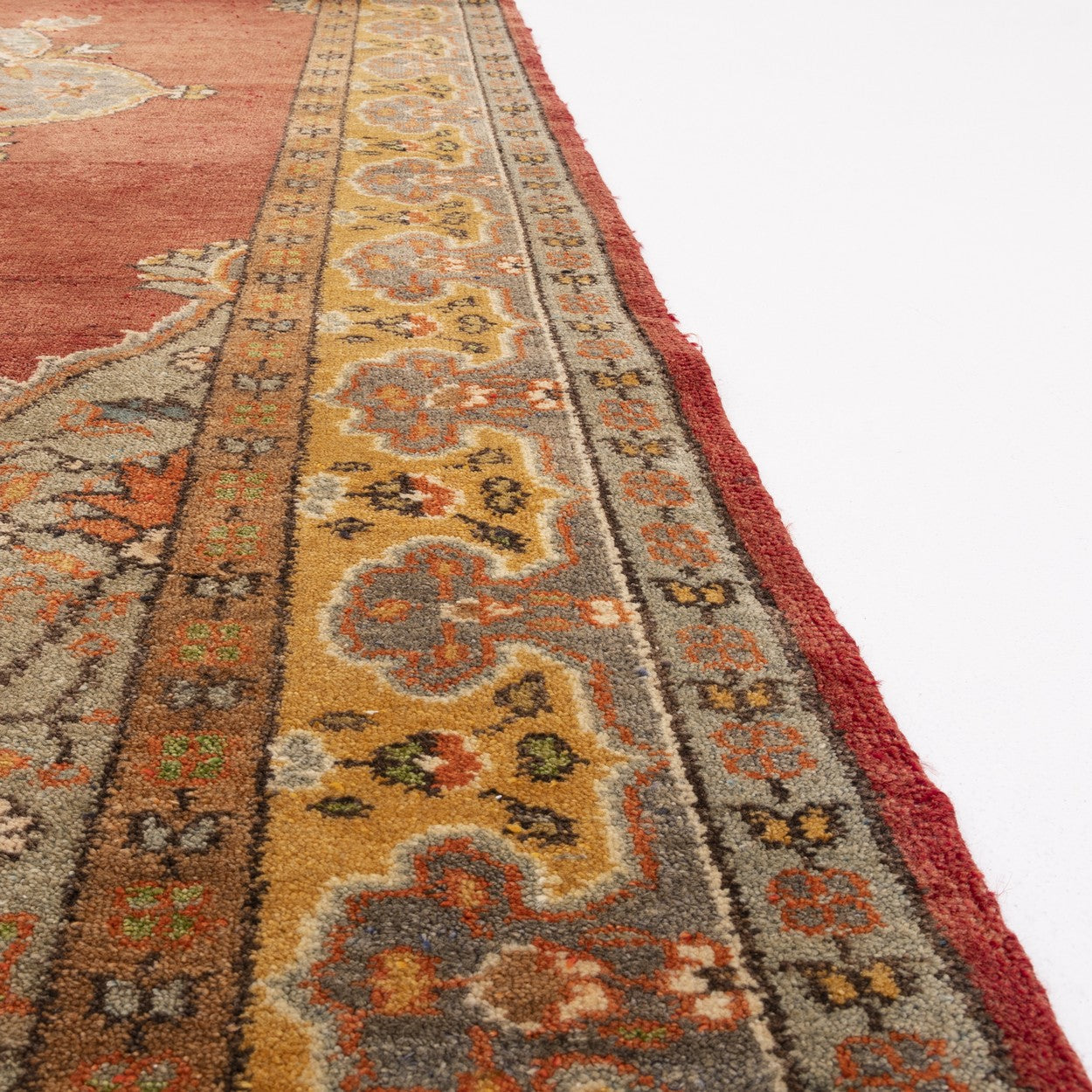 Oriental Rug Anatolian Hand Knotted Wool On Wool 188 X 312 Cm - 6' 3'' X 10' 3'' Red C014 ER23