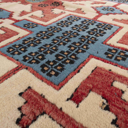 Oriental Rug Anatolian Hand Knotted Wool On Wool 190 X 281 Cm - 6' 3'' X 9' 3'' Red C014 ER12