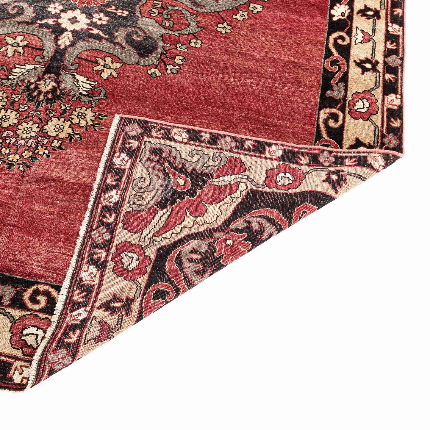 Oriental Rug Anatolian Hand Knotted Wool On Wool 195 X 341 Cm - 6' 5'' X 11' 3'' Red C014 ER23