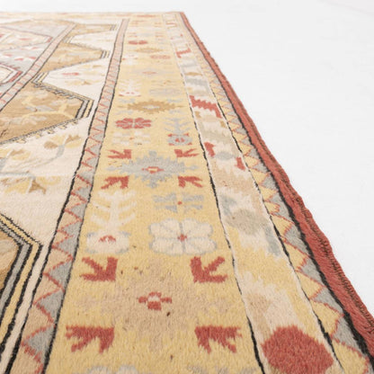 Oriental Rug Anatolian Hand Knotted Wool On Wool 200 X 268 Cm - 6' 7'' X 8' 10'' Multicolor C016 ER12