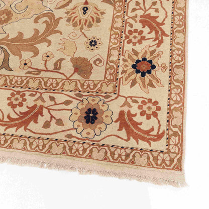 Oriental Rug Anatolian Hand Knotted Wool On Wool 200 X 320 Cm - 6' 7'' X 10' 6'' Sand C007 ER23