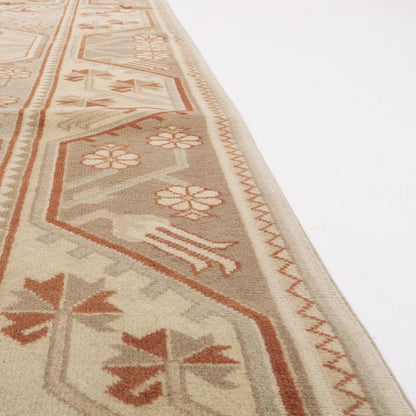 Oriental Rug Anatolian Hand Knotted Wool On Wool 201 X 290 Cm - 6' 8'' X 9' 7'' Sand C007 ER23