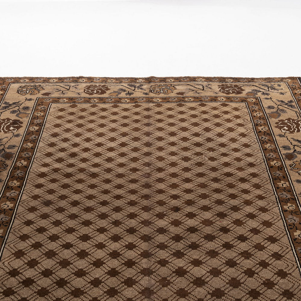 Oriental Rug Anatolian Hand Knotted Wool On Wool 215 X 301 Cm - 7' 1'' X 9' 11'' Stone C009 ER23