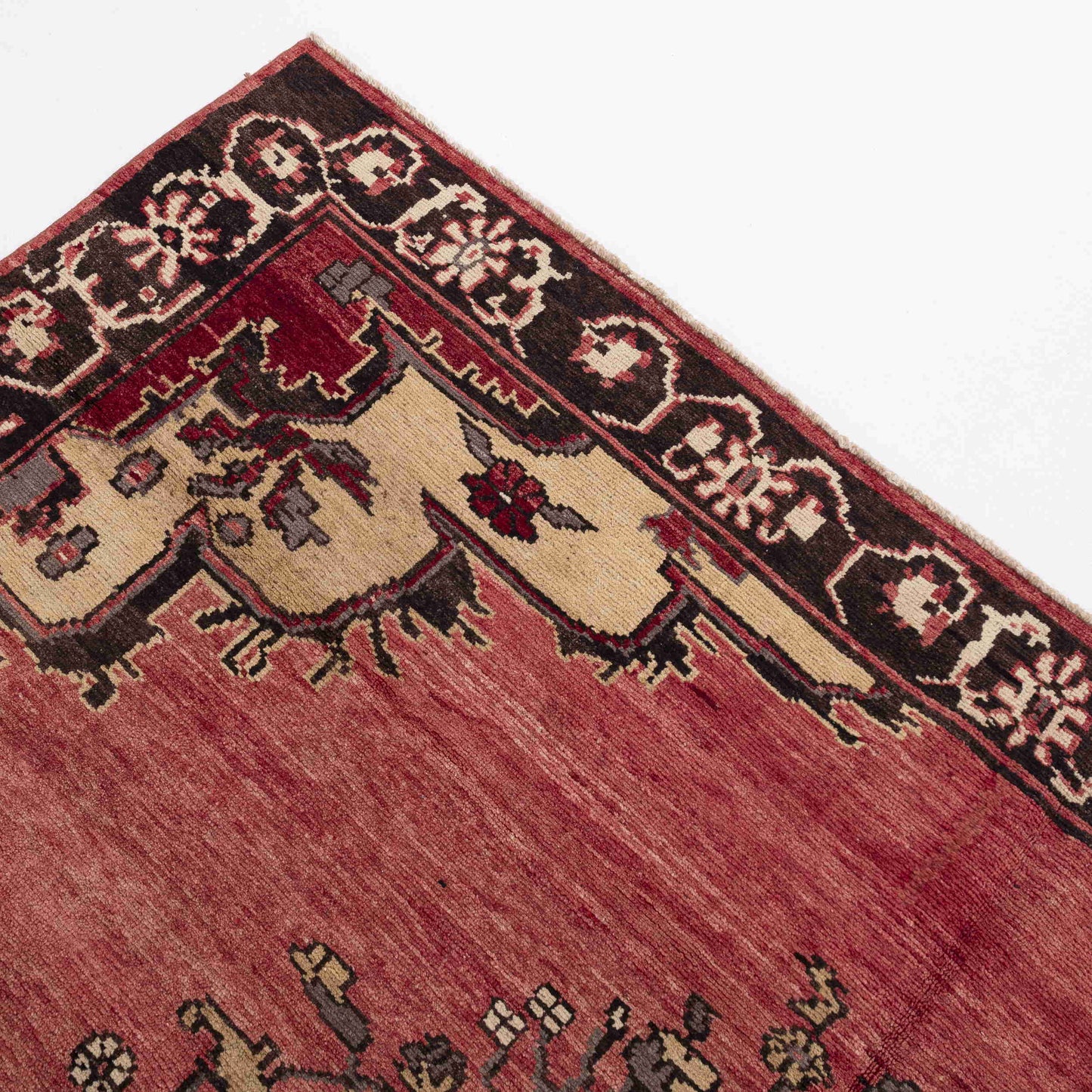 Oriental Rug Anatolian Hand Knotted Wool On Wool 252 X 323 Cm - 8' 4'' X 10' 8'' Red C014 ER23