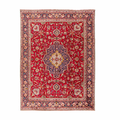 Oriental Rug Anatolian Hand Knotted Wool On Wool 300 X 400 Cm - 9' 11'' X 13' 2'' Red C014 ER34