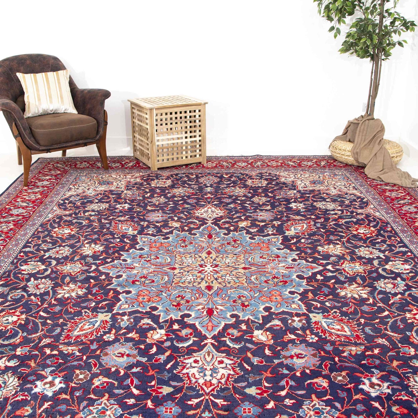 Oriental Rug Anatolian Hand Knotted Wool On Wool 300 X 413 Cm - 9' 11'' X 13' 7'' Purple C017 ER34