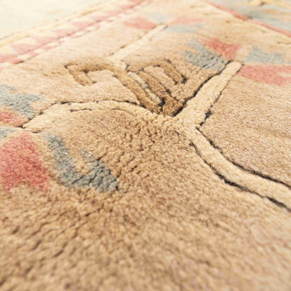 Oriental Rug Anatolian Hand Knotted Wool On Wool 305 X 324 Cm - 10' 1'' X 10' 8'' Sand C007 ER34