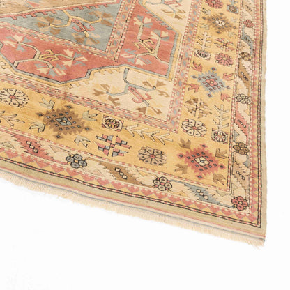 Oriental Rug Anatolian Hand Knotted Wool On Wool 305 X 324 Cm - 10' 1'' X 10' 8'' Sand C007 ER34