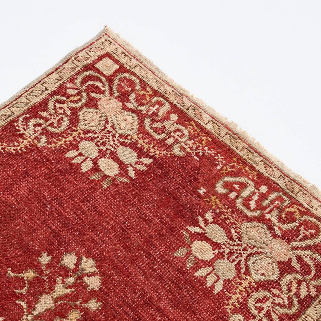 Oriental Rug Anatolian Hand Knotted Wool On Wool 78 X 398 Cm - 2' 7'' X 13' 1'' Red C014 ER12