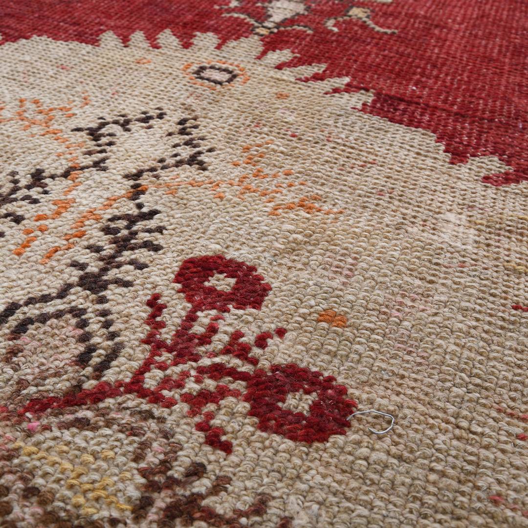 Oriental Rug Anatolian Hand Knotted Wool On Wool 78 X 398 Cm - 2' 7'' X 13' 1'' Red C014 ER12