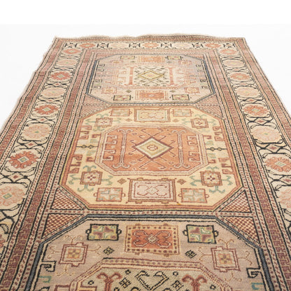 Oriental Rug Anatolian Handmade Wool On Cotton 103 X 178 Cm - 3' 5'' X 5' 11'' Multicolor C016 ER01