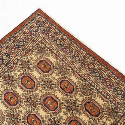 Oriental Rug Anatolian Handmade Wool On Cotton 122 X 171 Cm - 4' 1'' X 5' 8'' Brown C005 ER01