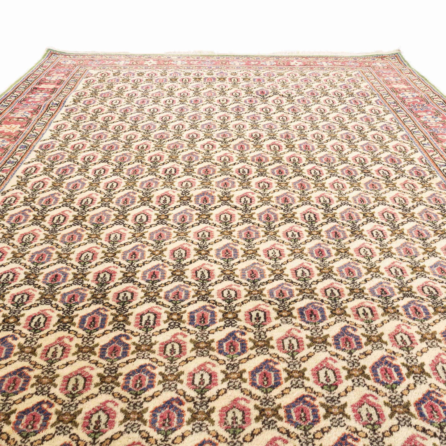 Oriental Rug Anatolian Handmade Wool On Cotton 151 X 211 Cm - 5' X 7' Stone C009 ER12