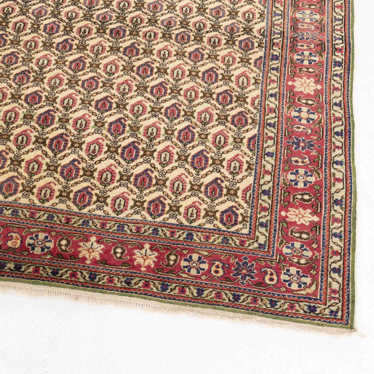 Oriental Rug Anatolian Handmade Wool On Cotton 151 X 211 Cm - 5' X 7' Stone C009 ER12