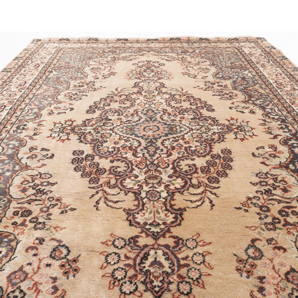 Oriental Rug Anatolian Handmade Wool On Cotton 156 X 242 Cm - 5' 2'' X 8' Sand C007 ER12