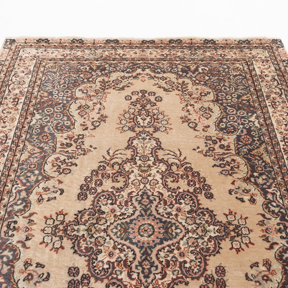 Oriental Rug Anatolian Handmade Wool On Cotton 156 X 242 Cm - 5' 2'' X 8' Sand C007 ER12