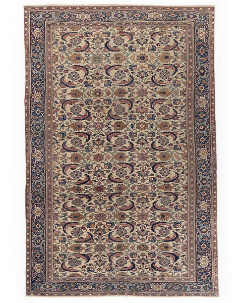 Oriental Rug Anatolian Handmade Wool On Cotton 190 X 289 Cm - 6' 3'' X 9' 6'' Multicolor C016 ER12